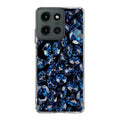 Blue Diamonds Pattern Motorola Moto G 2025 Case