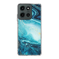 Blue Water Glitter Motorola Moto G 2025 Case
