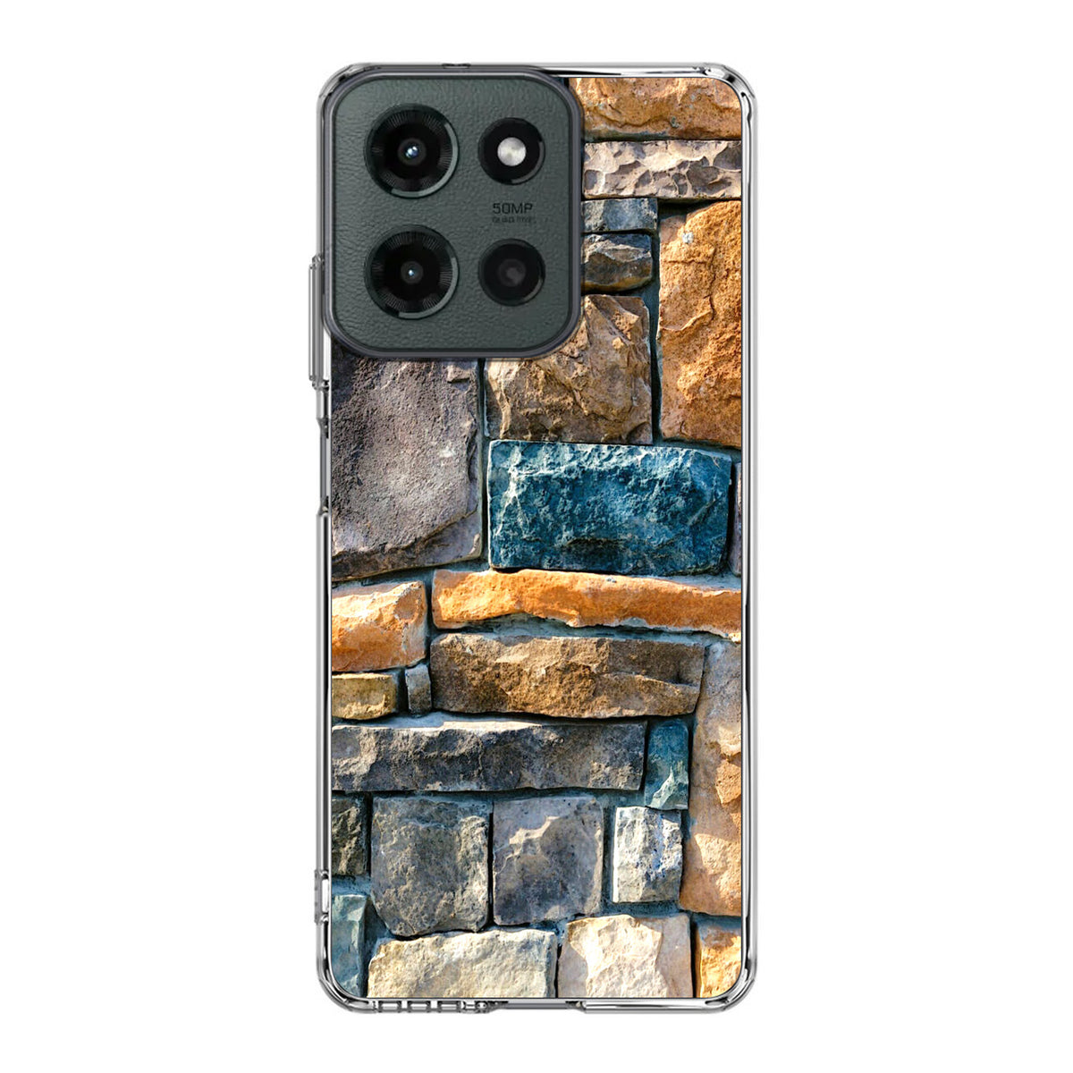 Colored Stone Piles Motorola Moto G 2025 Case
