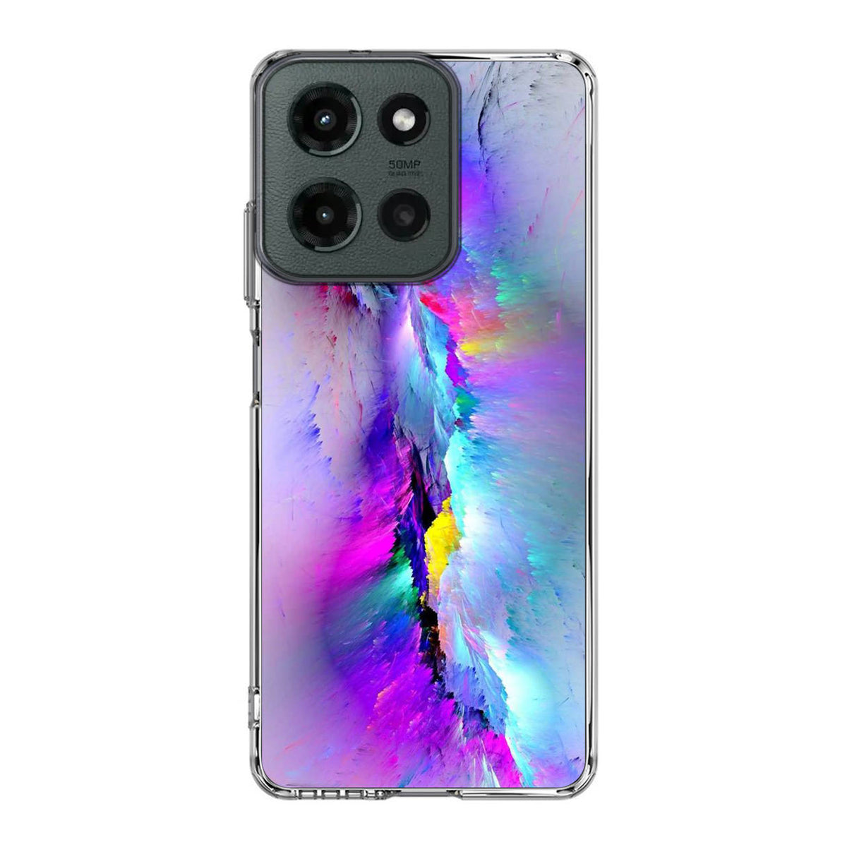 Colorful Abstract Smudges Motorola Moto G 2025 Case