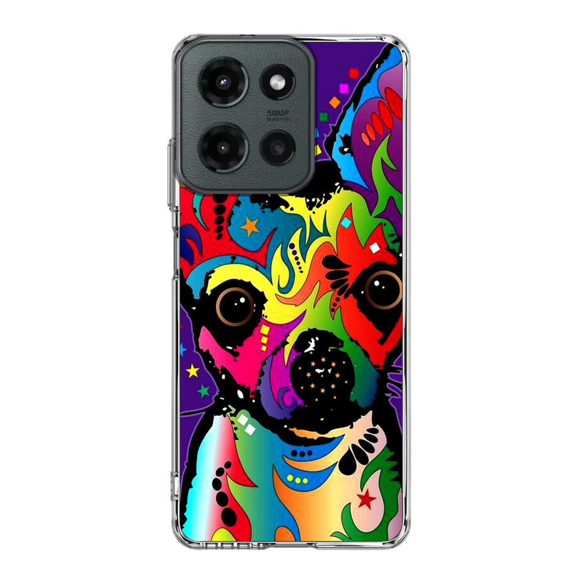 Colorful Chihuahua Motorola Moto G 2025 Case