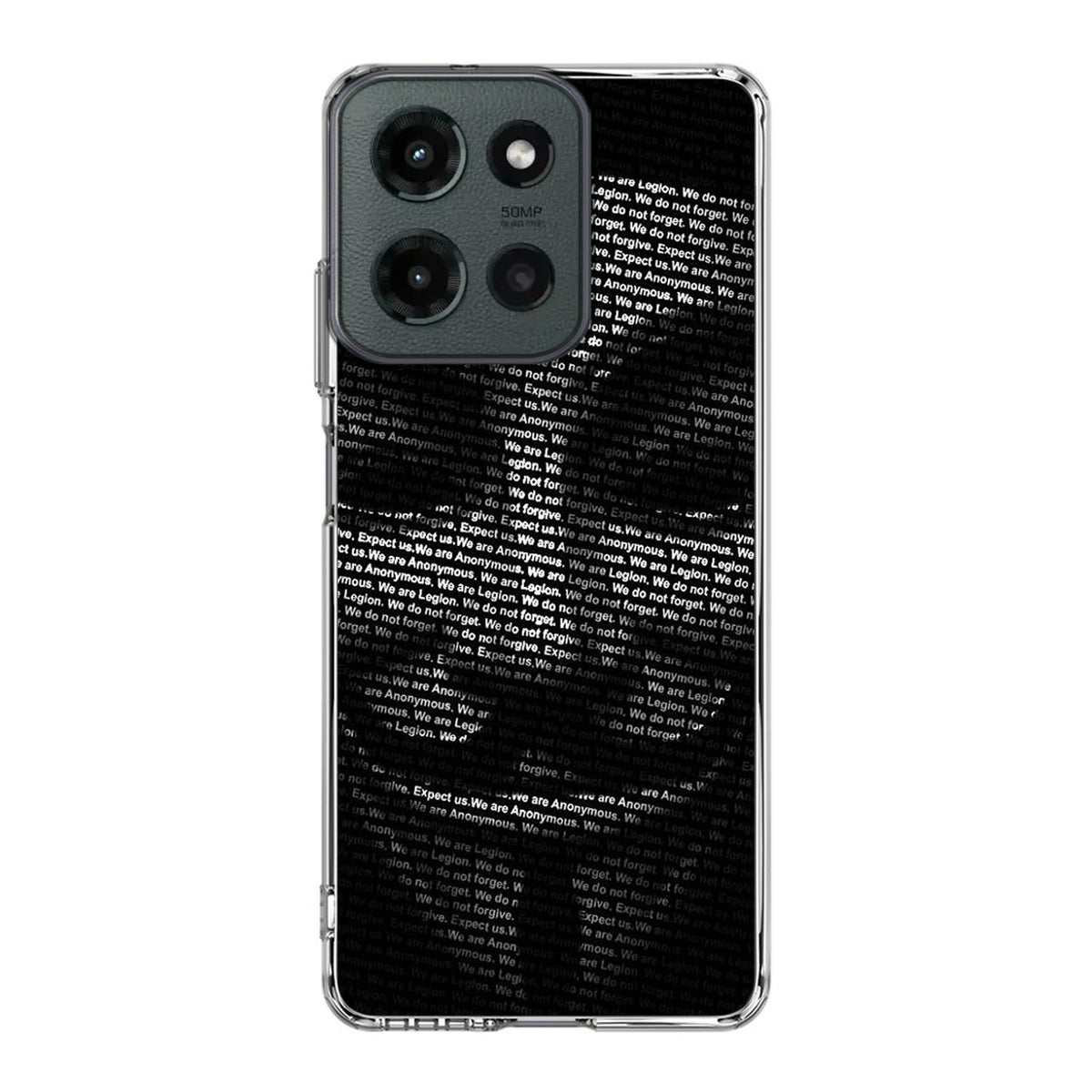 Guy Fawkes Mask Anonymous Motorola Moto G 2025 Case