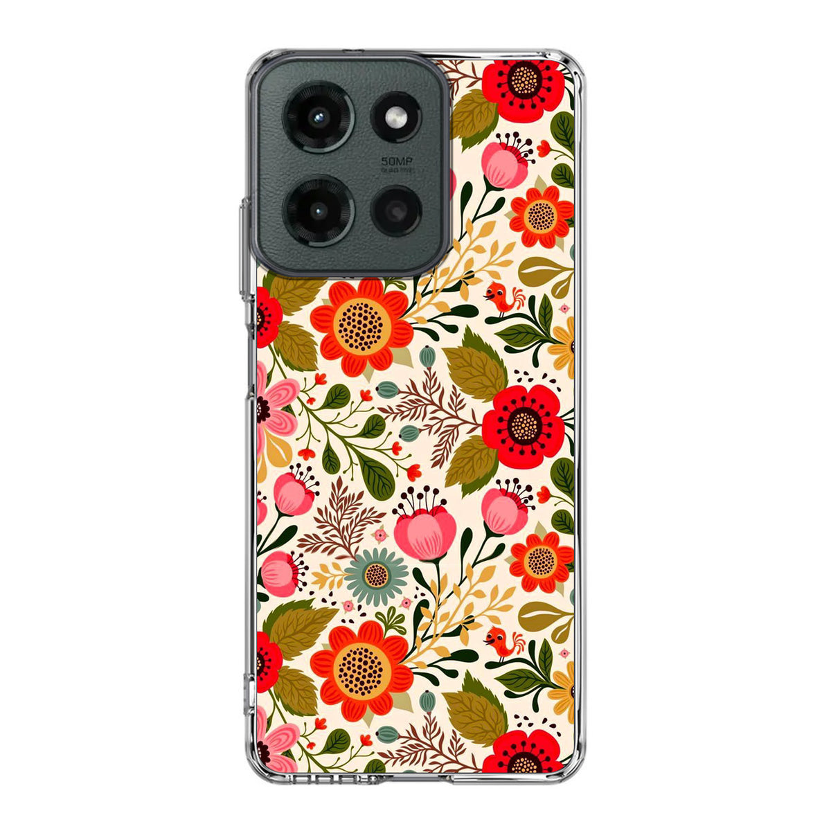 Hello Spring Pattern Motorola Moto G 2025 Case