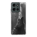 Howling Wolves Black and White Motorola Moto G 2025 Case