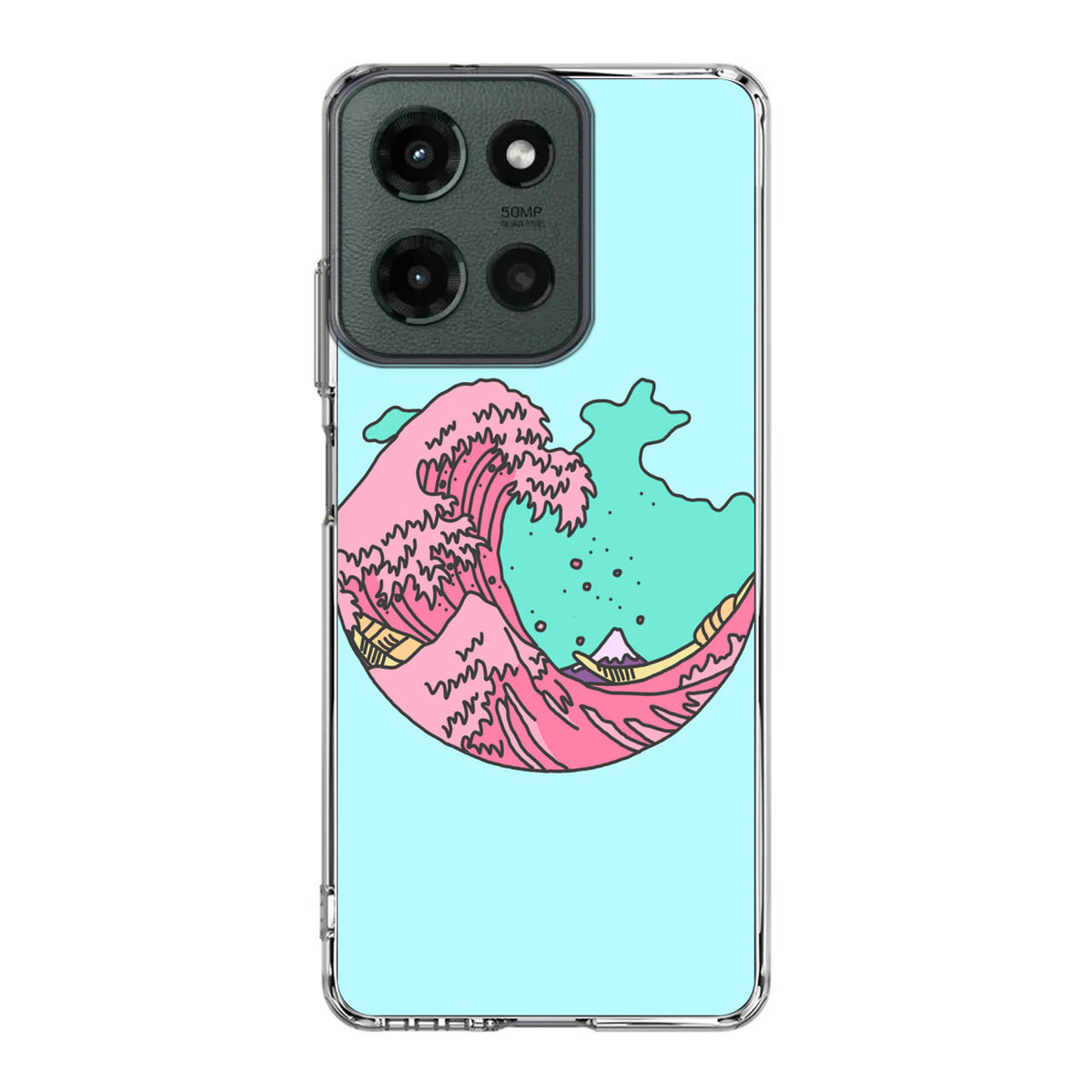 Japanese Pastel Wave Motorola Moto G 2025 Case