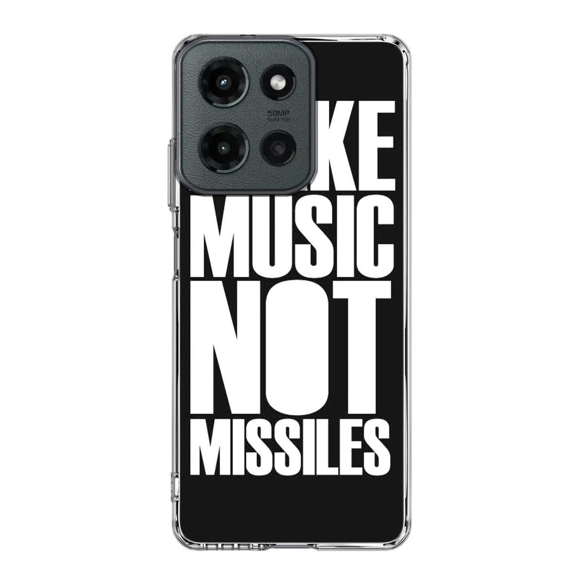 Make Music Not Missiles Motorola Moto G 2025 Case