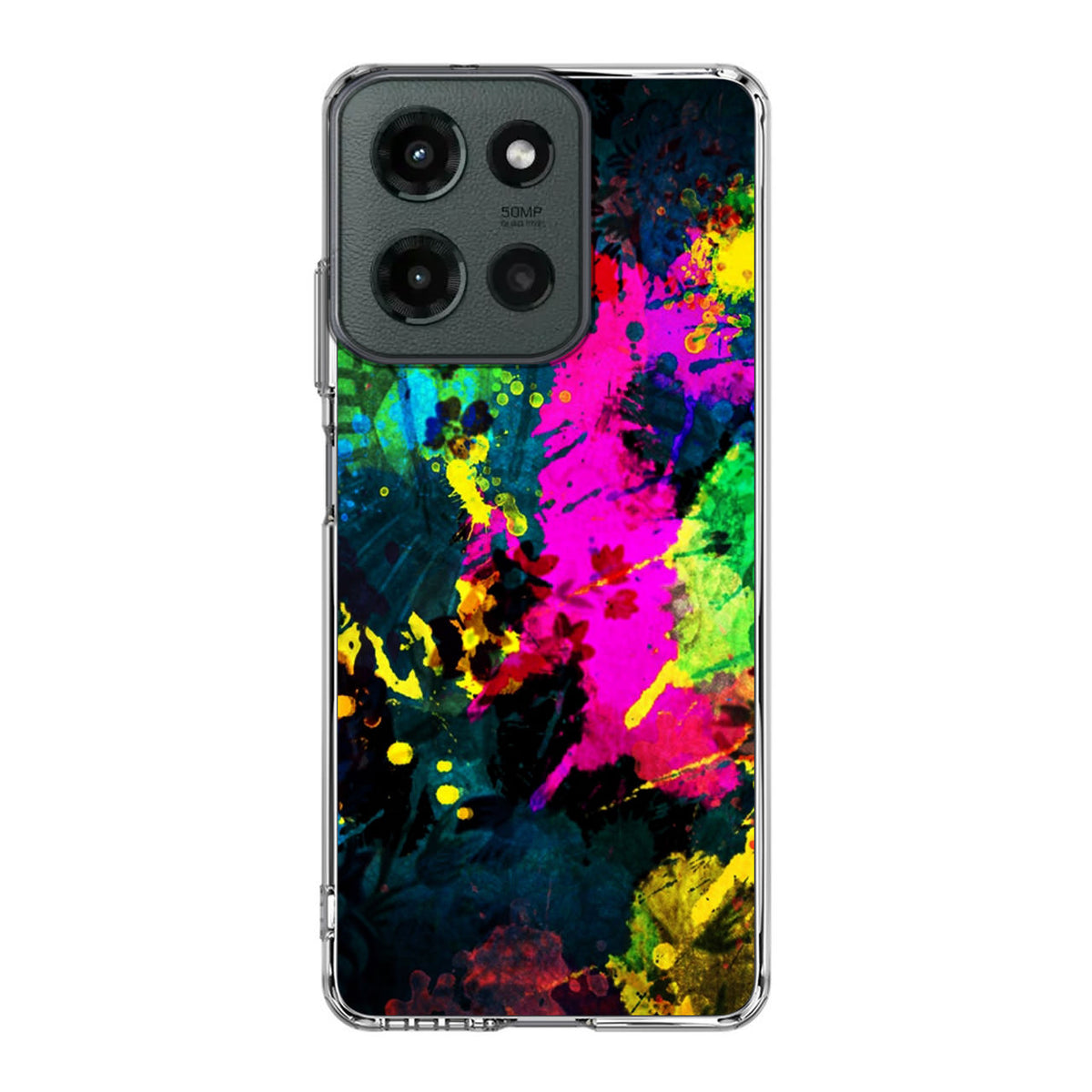 Mixture Colorful Paint Motorola Moto G 2025 Case