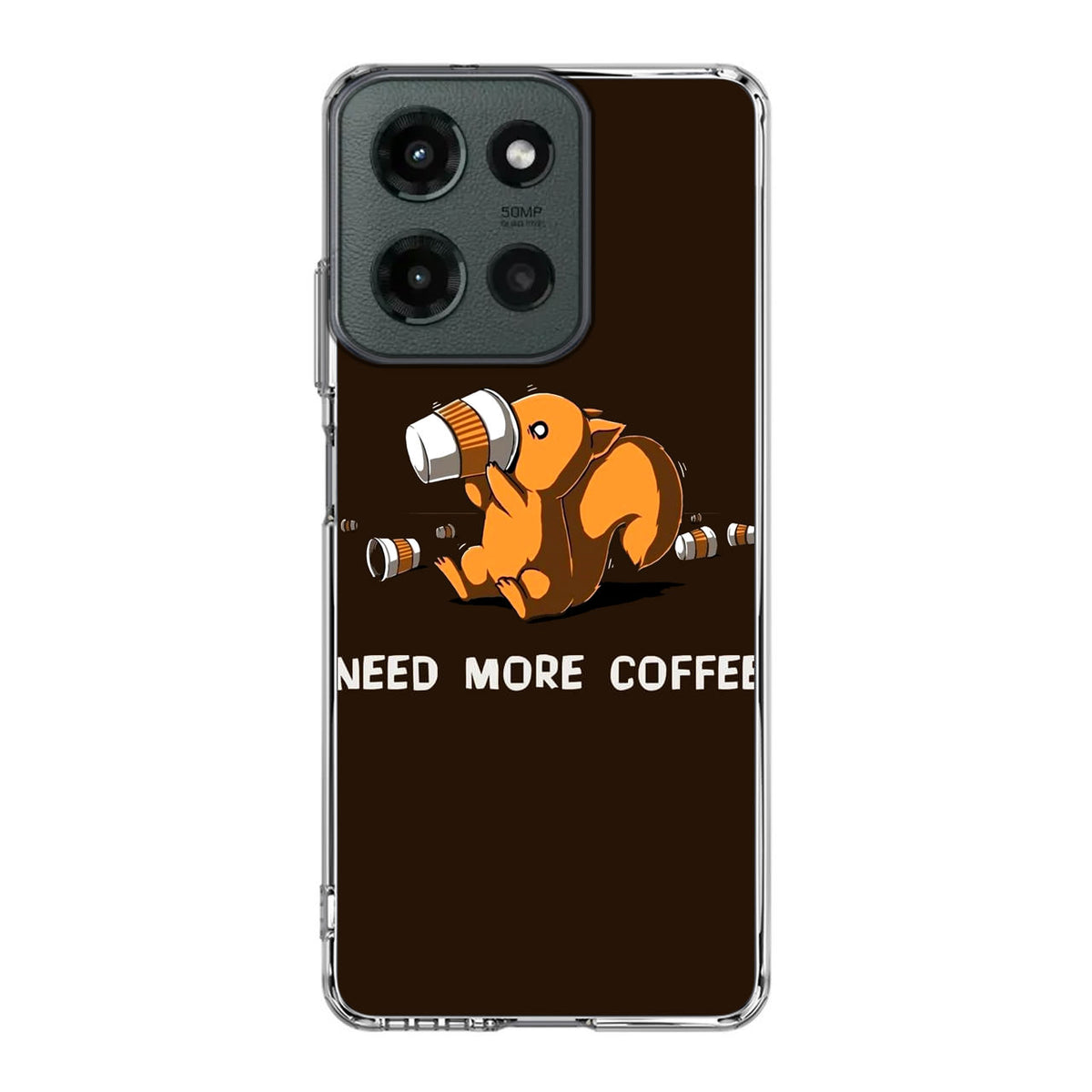 Need More Coffee Programmer Story Motorola Moto G 2025 Case