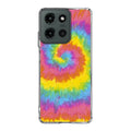 Pastel Rainbow Tie Dye Motorola Moto G 2025 Case