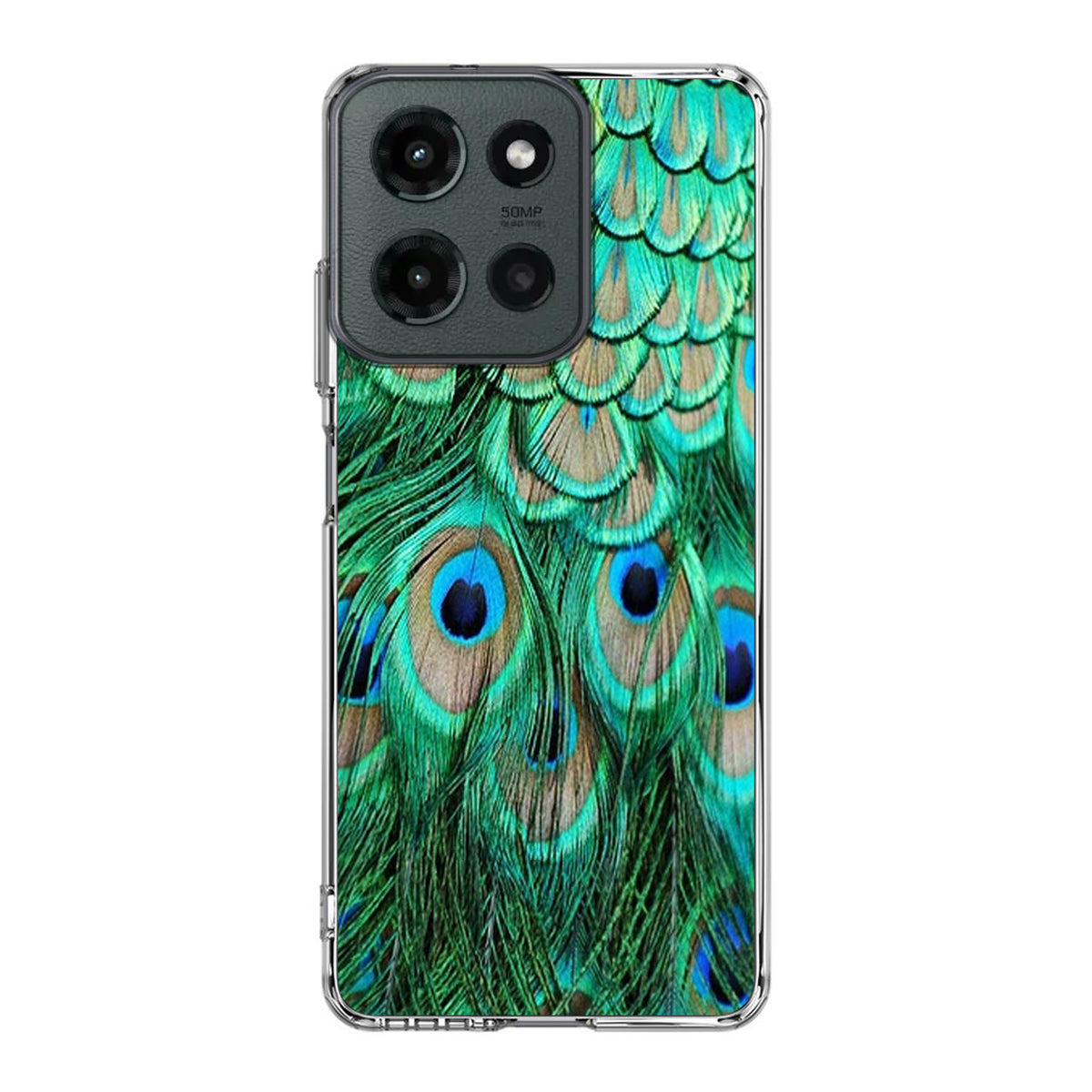 Peacock Feather Motorola Moto G 2025 Case