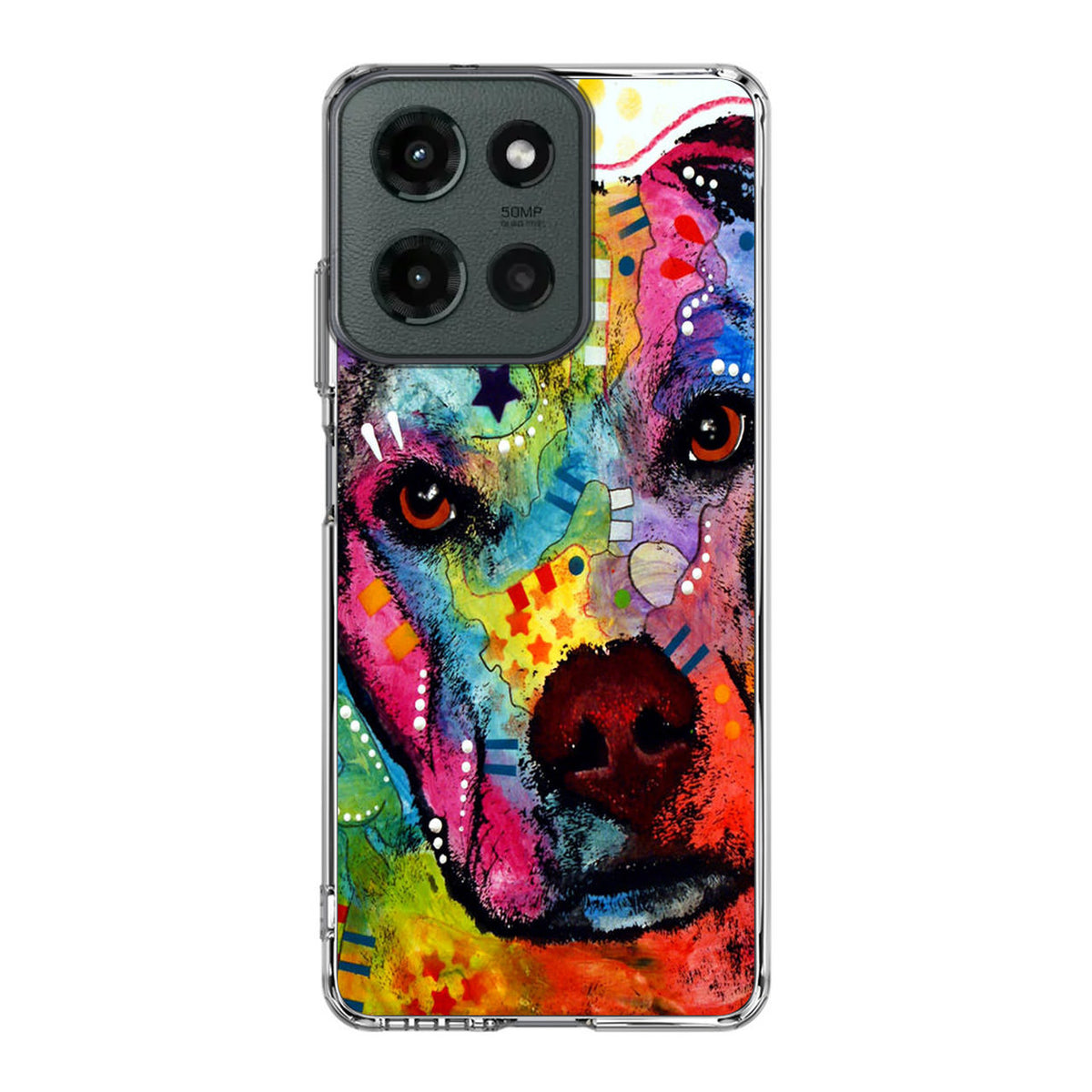 Pitbull Love Painting Motorola Moto G 2025 Case