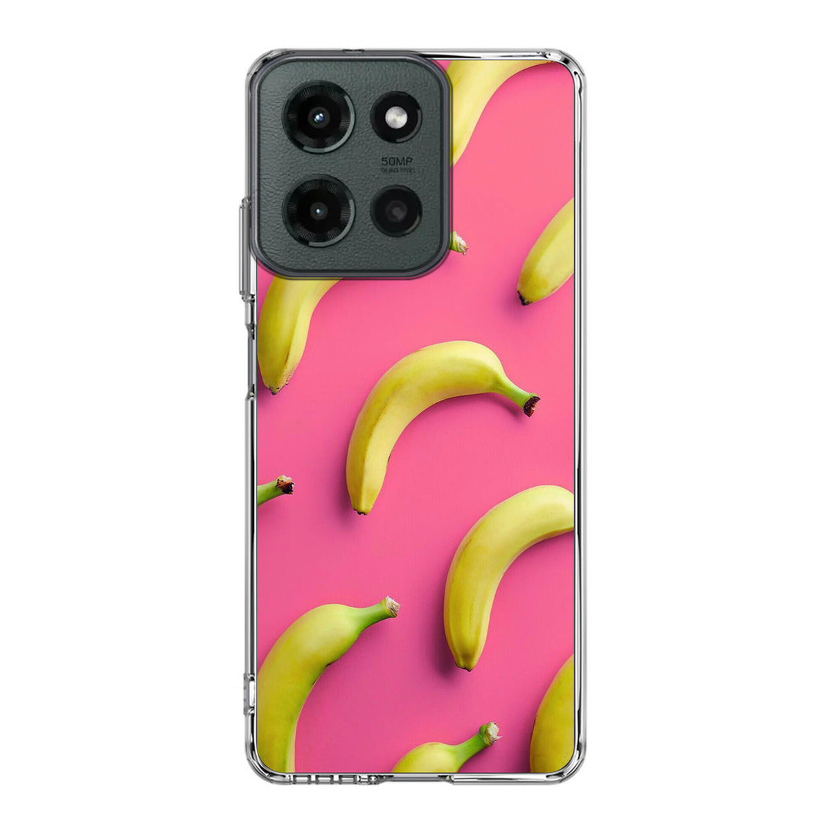 Real Bananas Fruit Pattern Motorola Moto G 2025 Case