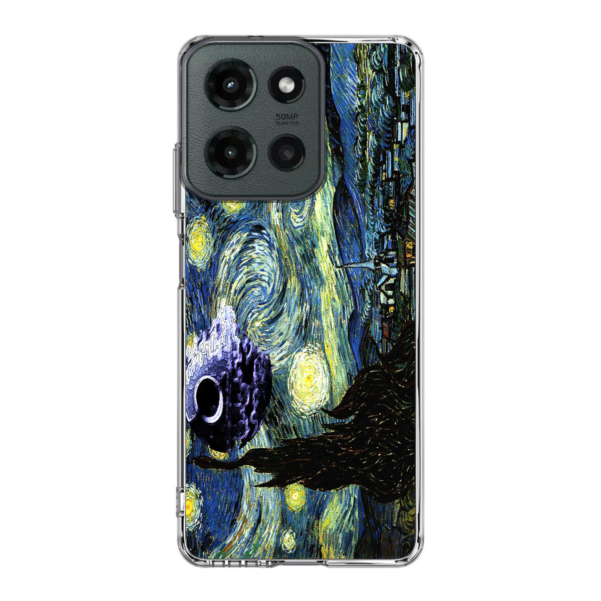 Skellington on a Starry Night Motorola Moto G 2025 Case