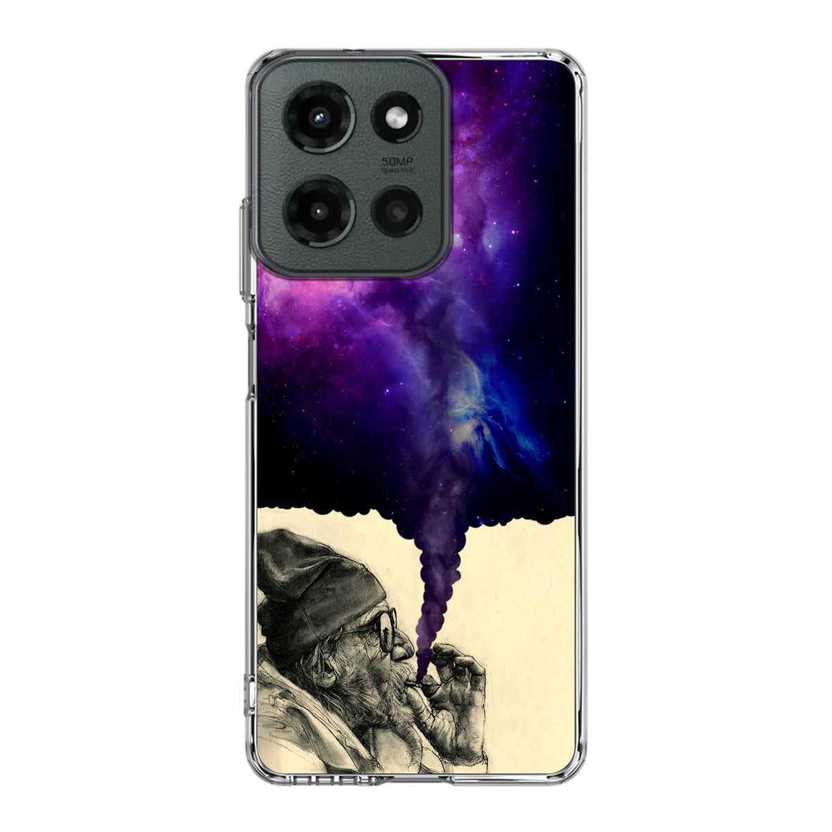 Smoking Galaxy Motorola Moto G 2025 Case