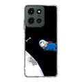 Space Dog Chasing A Bone Motorola Moto G 2025 Case