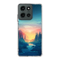 Sunset at The River Motorola Moto G 2025 Case