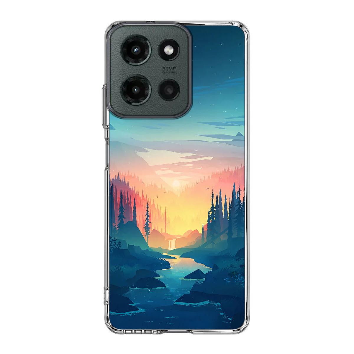 Sunset at The River Motorola Moto G 2025 Case