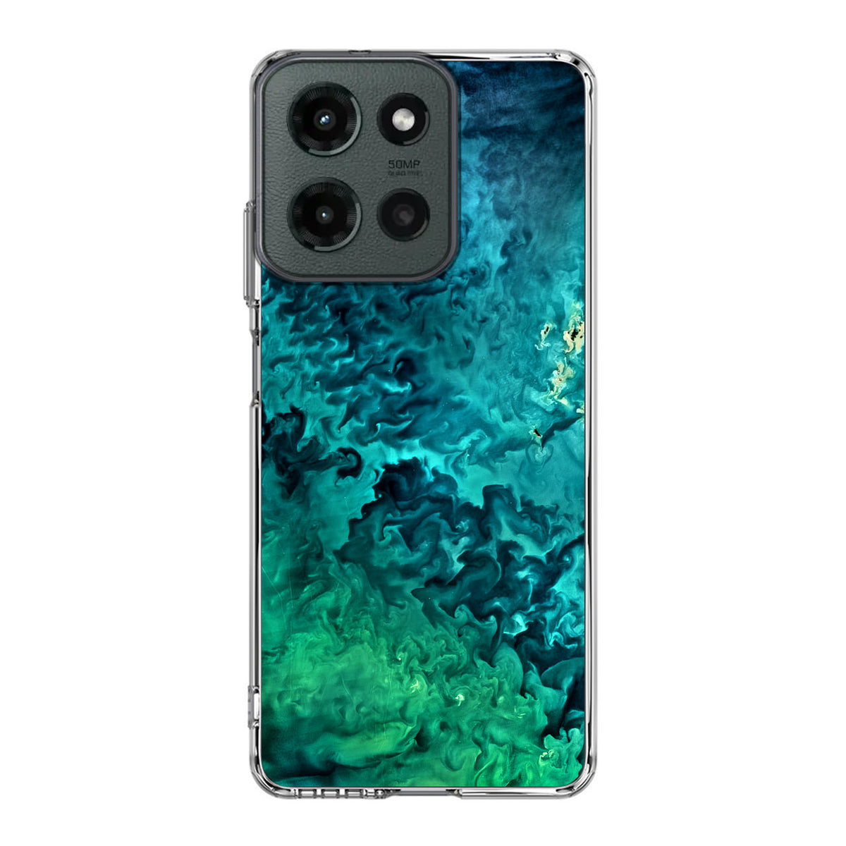 Swirls In The Yellow Sea Motorola Moto G 2025 Case