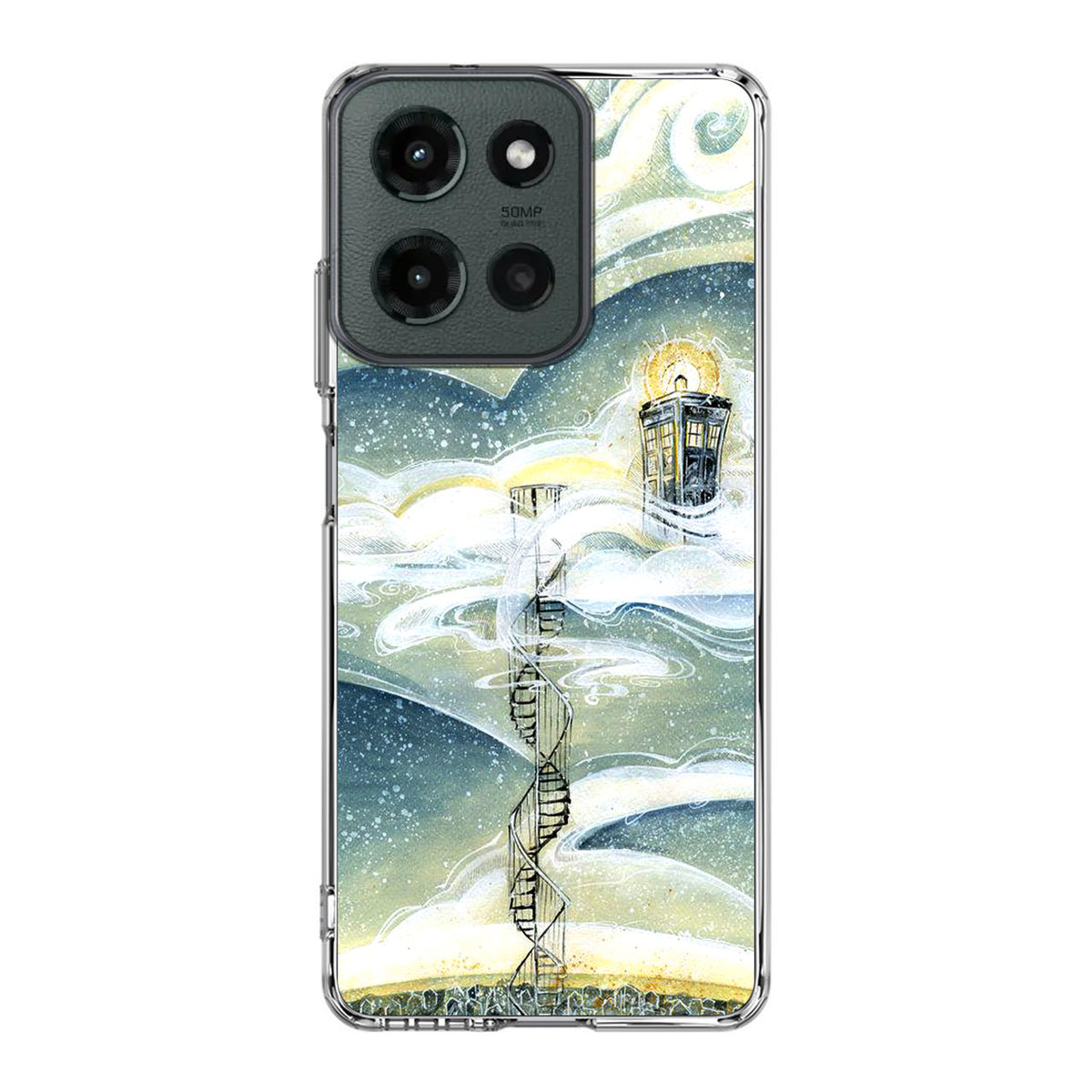 Tardis Cloud Motorola Moto G 2025 Case