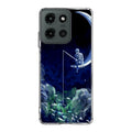 Tardis Walking To The Moon Motorola Moto G 2025 Case