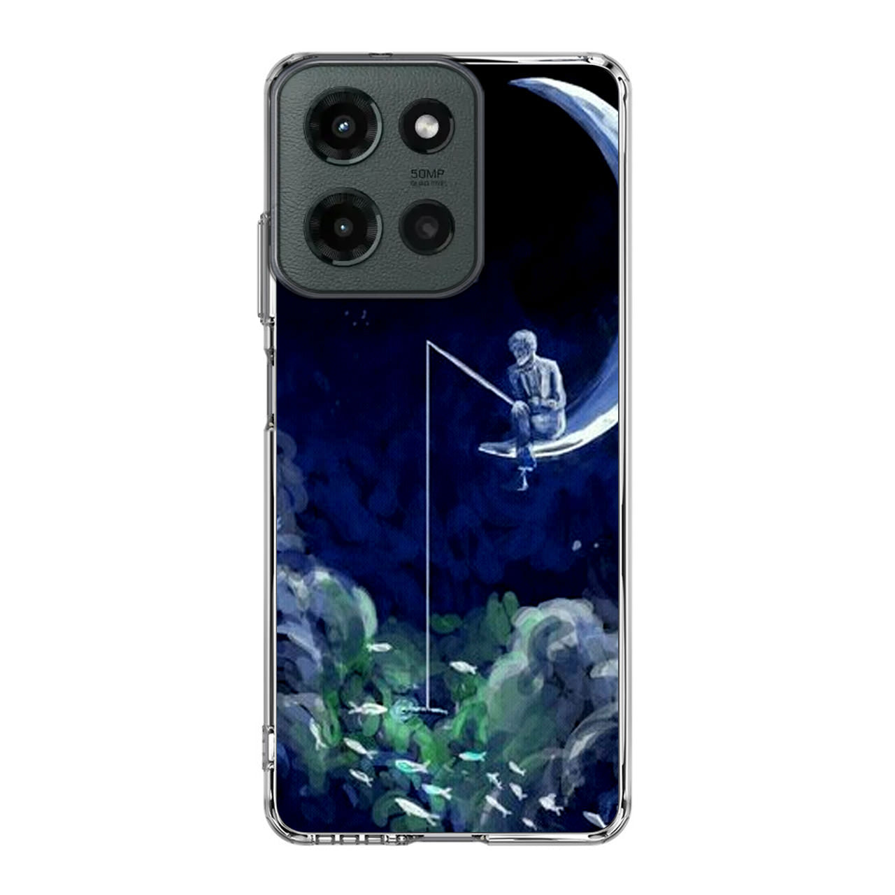 Tardis Walking To The Moon Motorola Moto G 2025 Case