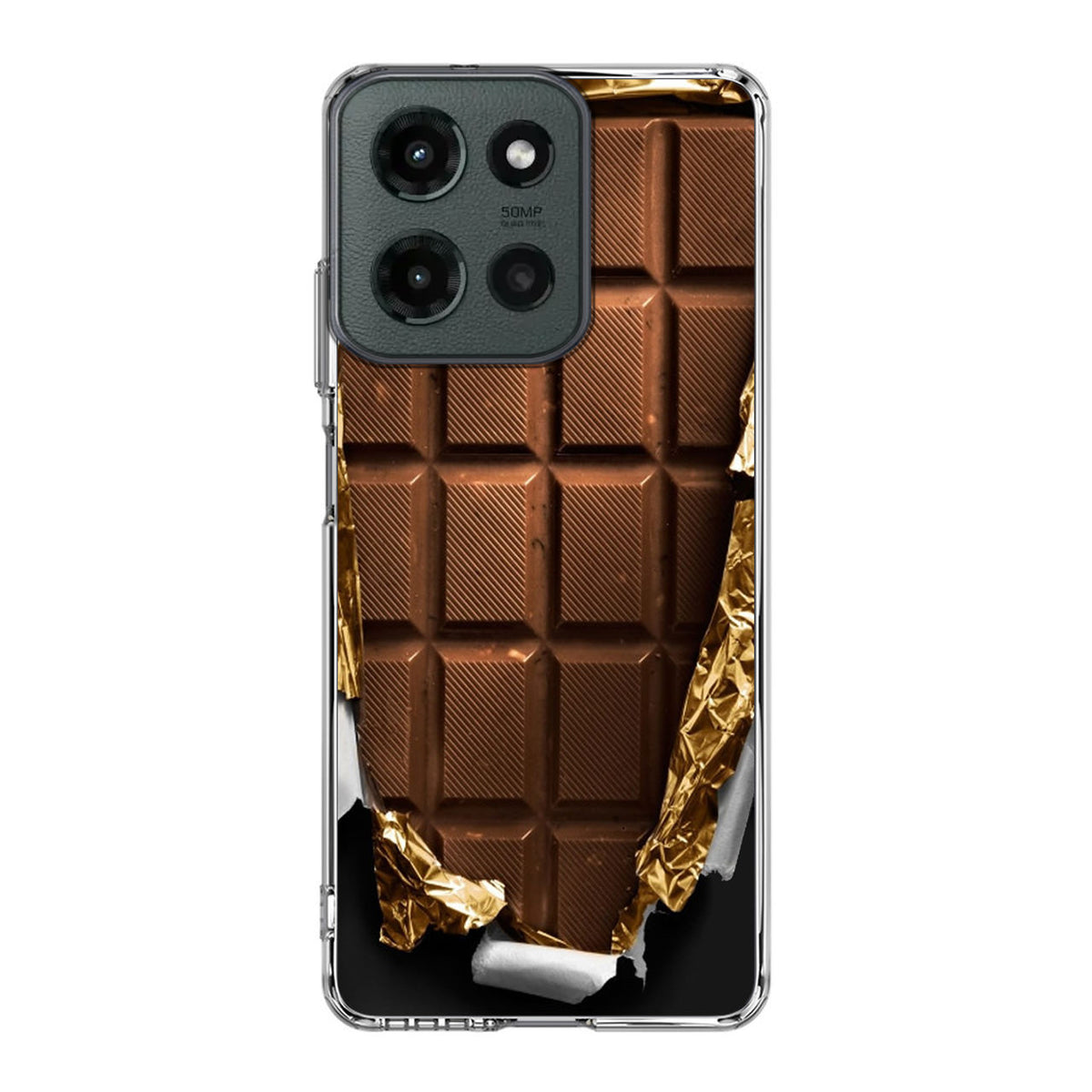 Unwrapped Chocolate Bar Motorola Moto G 2025 Case