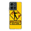 Zombie Crossing Sign Motorola Moto G 2025 Case
