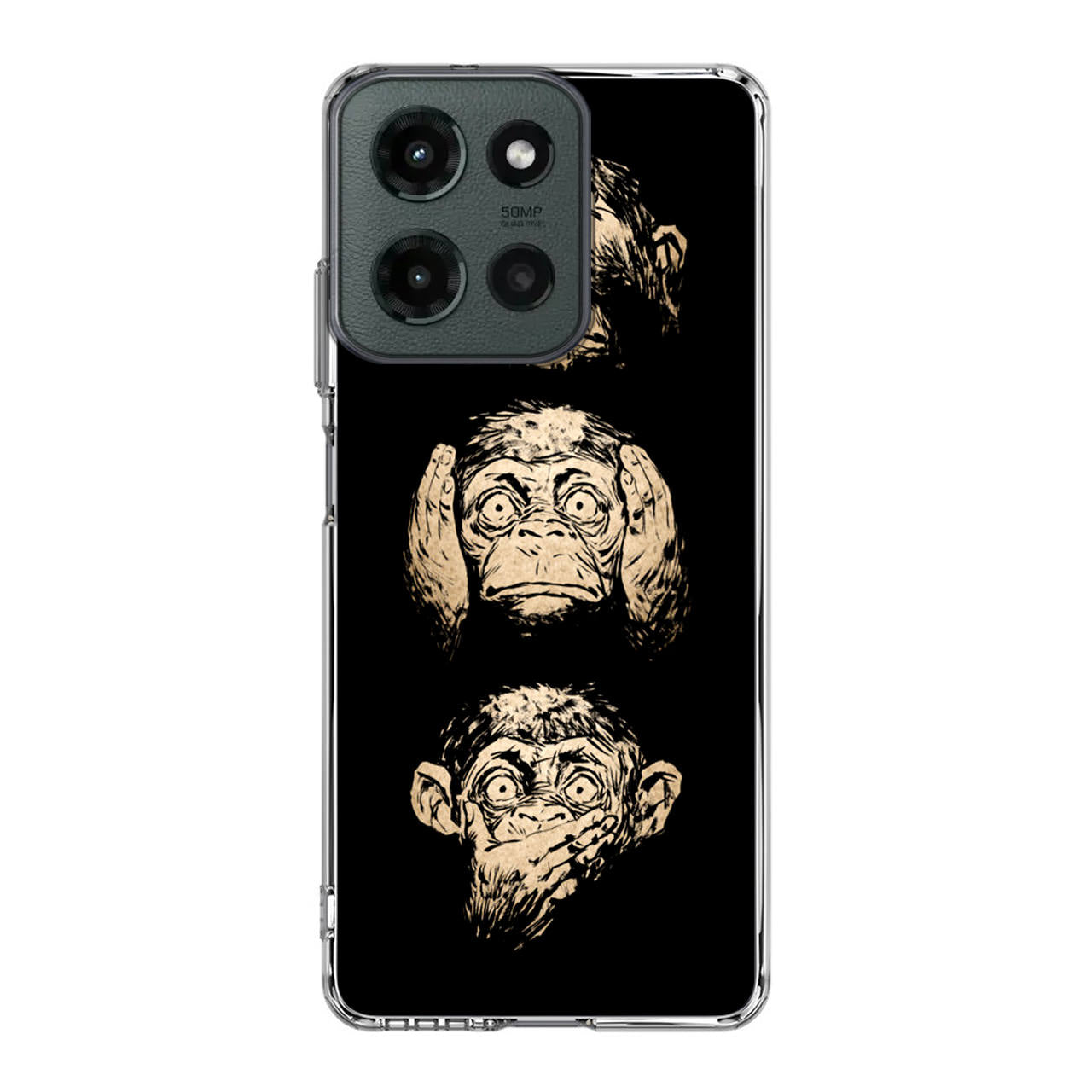 3 Wise Monkey Motorola Moto G 2025 Case