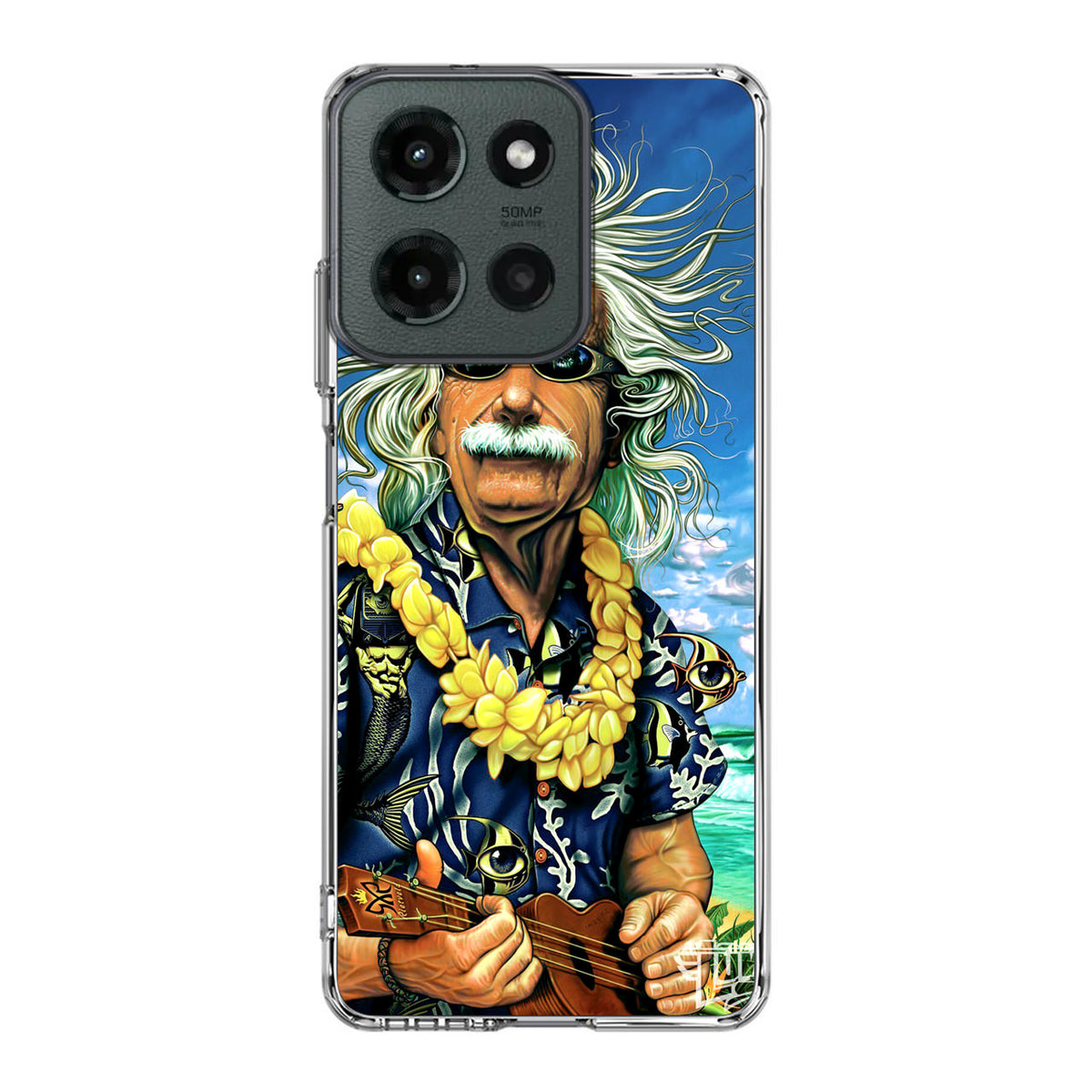Albert Enstein On Vacation Motorola Moto G 2025 Case