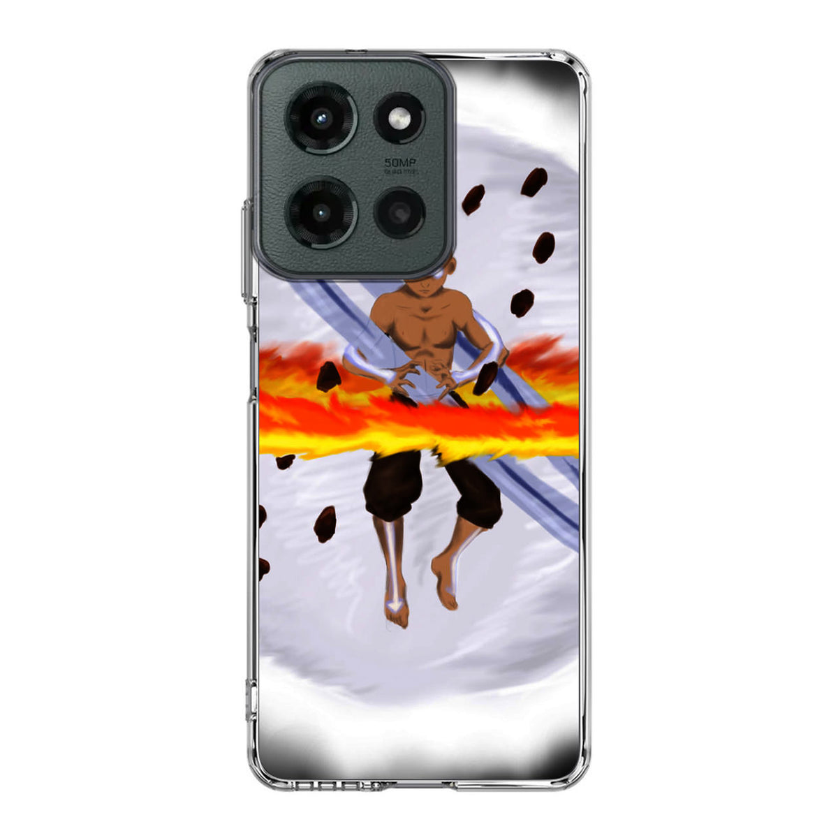 Avatar Aang Controls Four Elements Motorola Moto G 2025 Case
