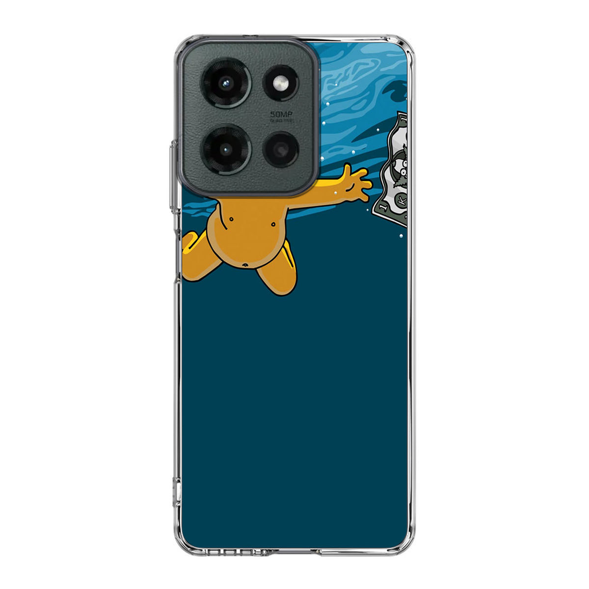 Bart Swimming For Money Motorola Moto G 2025 Case