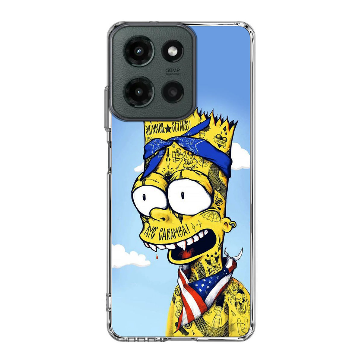 Bootleg Bart Motorola Moto G 2025 Case