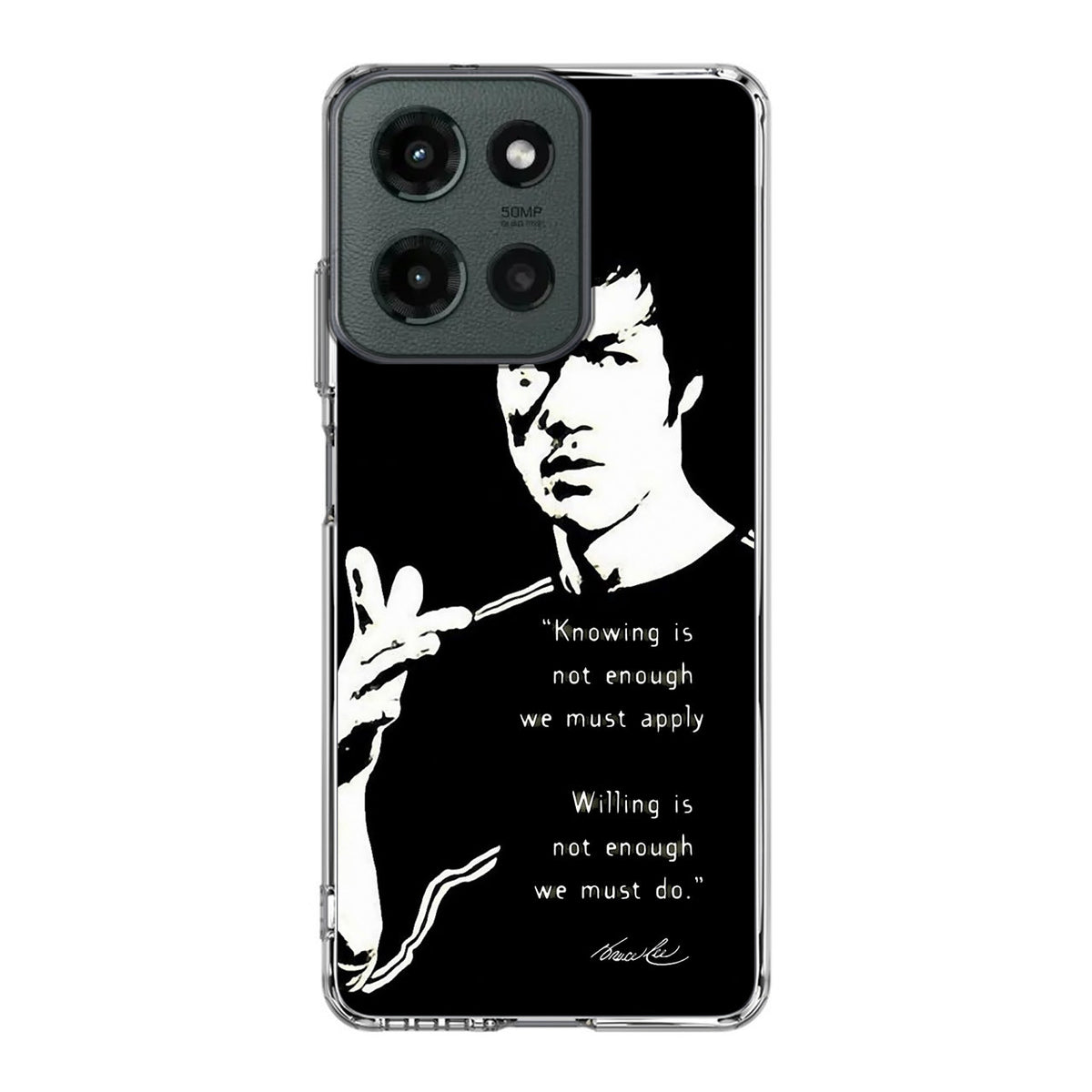 Bruce Lee Quotes Motorola Moto G 2025 Case