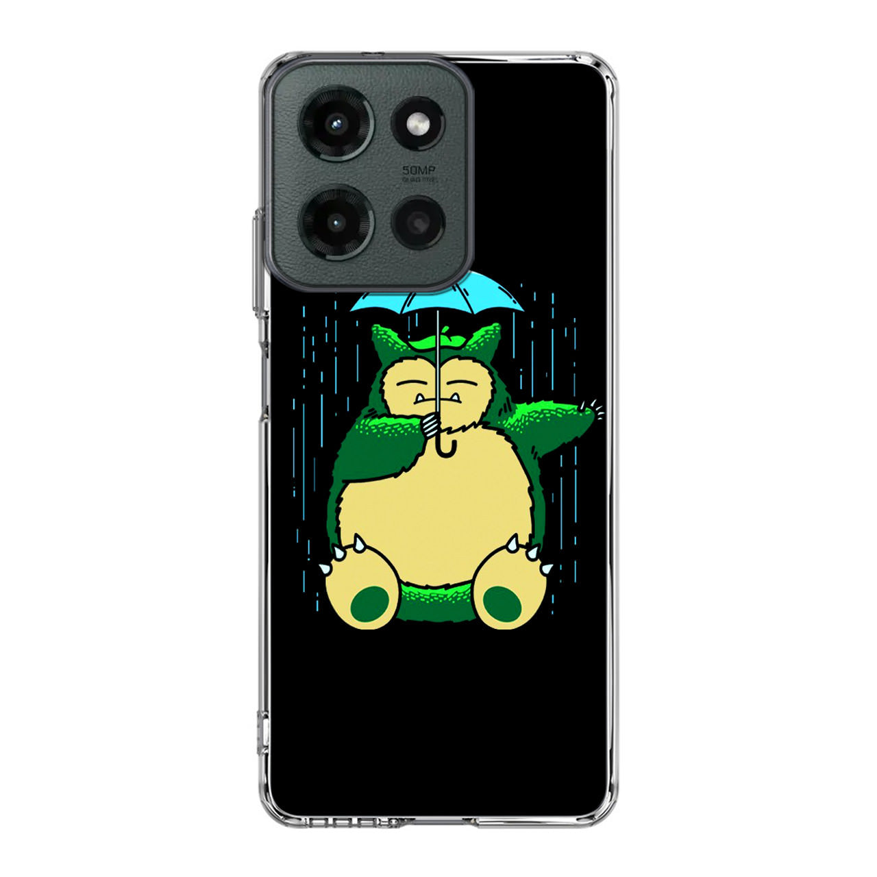 Cute Snorlax Umbrella Motorola Moto G 2025 Case