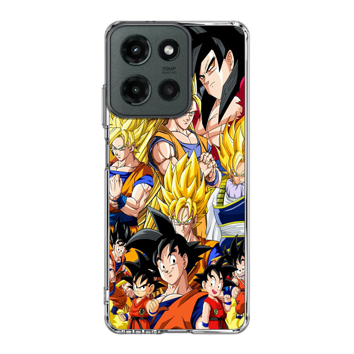 Dragon Ball Z Son Goku Transformation Motorola Moto G 2025 Case
