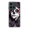 Girl Skull Flower Motorola Moto G 2025 Case