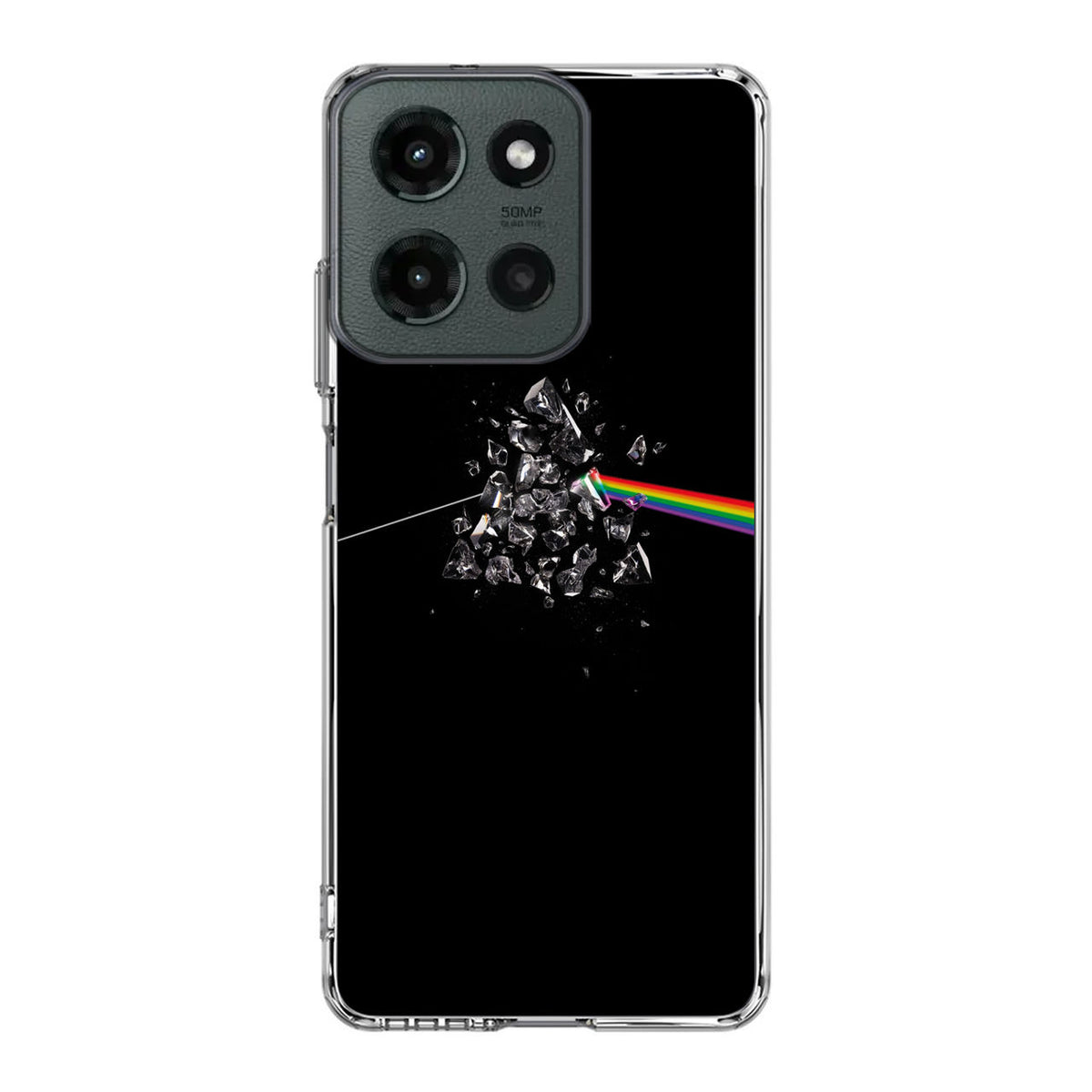 Glass Broken Light Refraction Motorola Moto G 2025 Case