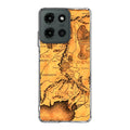 Middle Earth Map Hobbit Motorola Moto G 2025 Case
