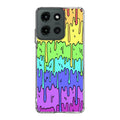 Pastel Kawaii Melting Rainbow Motorola Moto G 2025 Case