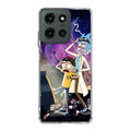 Rick And Morty Back To The Future Motorola Moto G 2025 Case