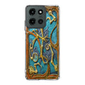 Steampunk Book Cover Motorola Moto G 2025 Case