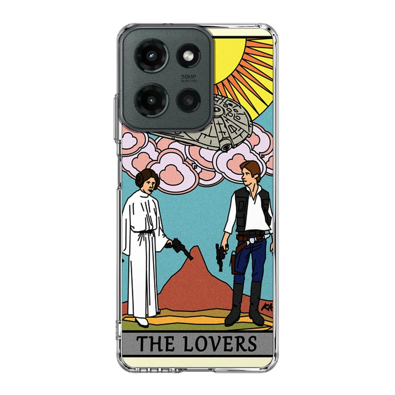 The Lovers Tarot Card Motorola Moto G 2025 Case