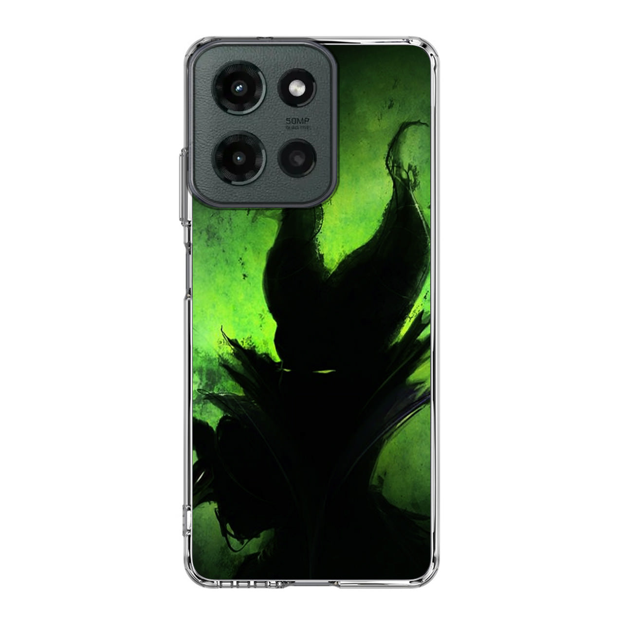 Villains Maleficent Silhouette Motorola Moto G 2025 Case