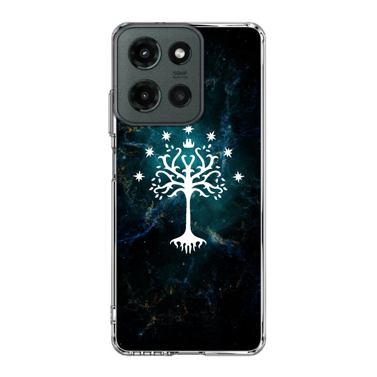 White Tree Of Gondor In Space Nebula Motorola Moto G 2025 Case
