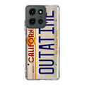 Back to the Future License Plate Outatime Motorola Moto G 2025 Case