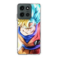 Goku SSJ 1 to SSJ Blue Motorola Moto G 2025 Case