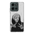 Greek Statue Wearing Hoodie Motorola Moto G 2025 Case