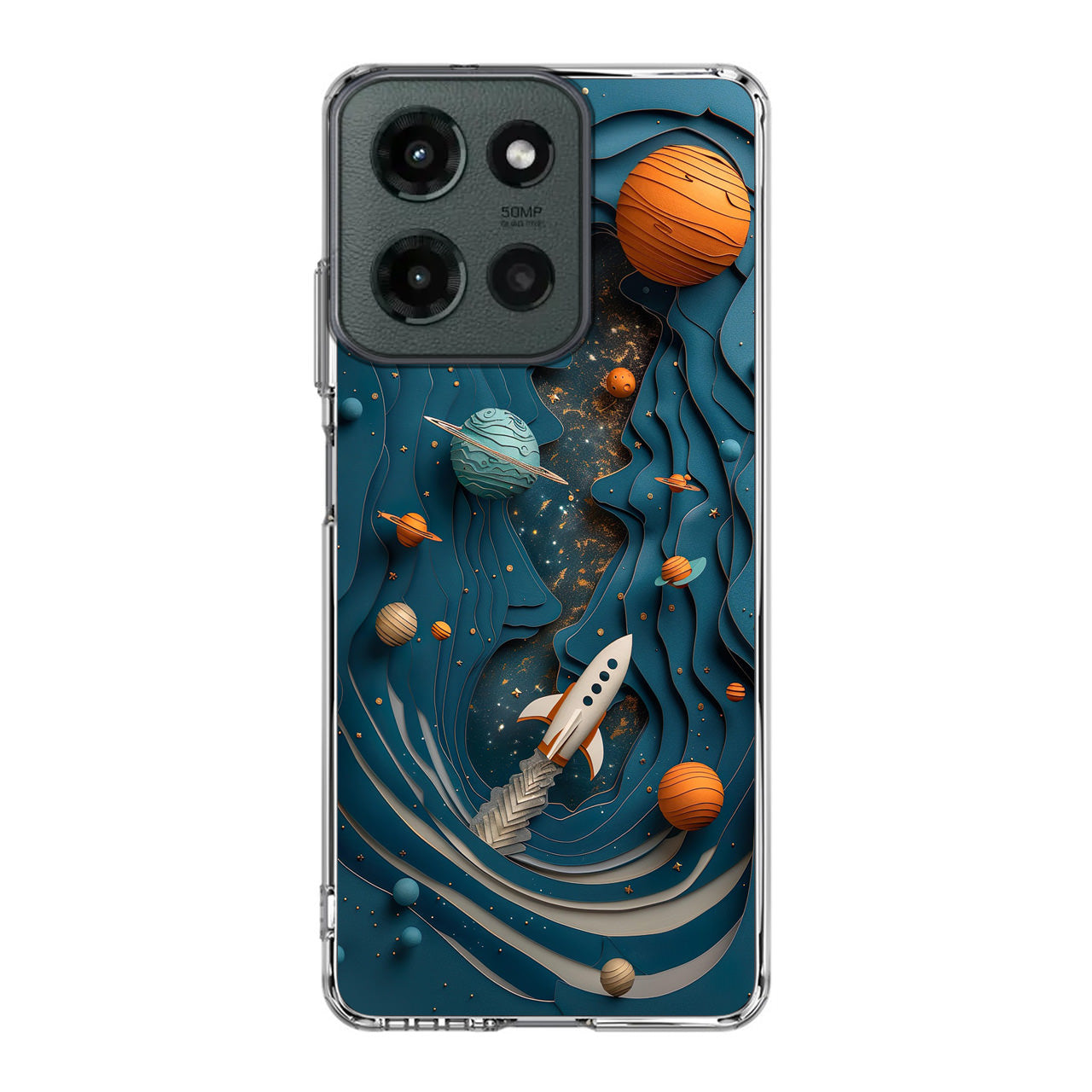 Cardboard Cosmos Motorola Moto G 2025 Case