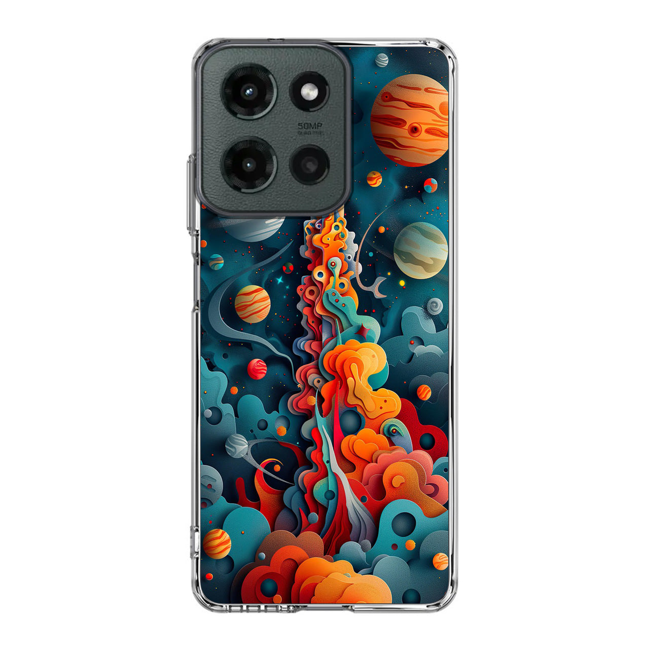 Cosmic Ignition Motorola Moto G 2025 Case