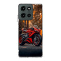 Crimson Velocity in Autumn Flame Motorola Moto G 2025 Case